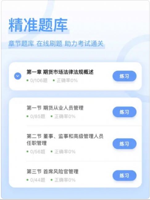 期货从业资格好题库app下载_期货从业资格好题库app最新版v1.0 运行截图3