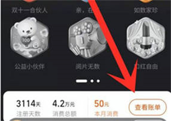 淘宝怎么查看月消费金额