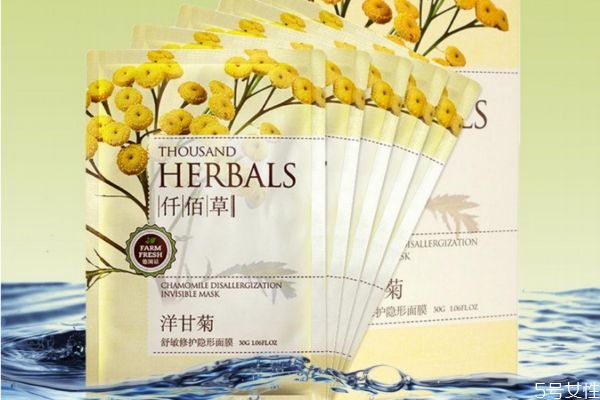 洋甘菊面膜的功效与作用 洋甘菊面膜属于什么面膜类型