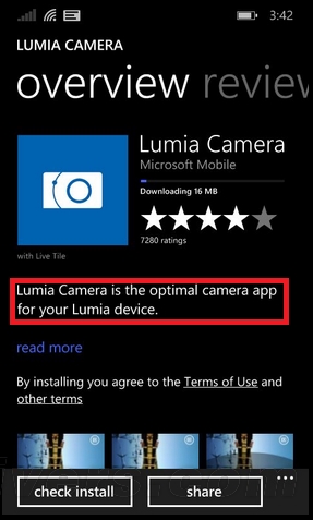 非Lumia用户福音 Lumia Camera开放下载