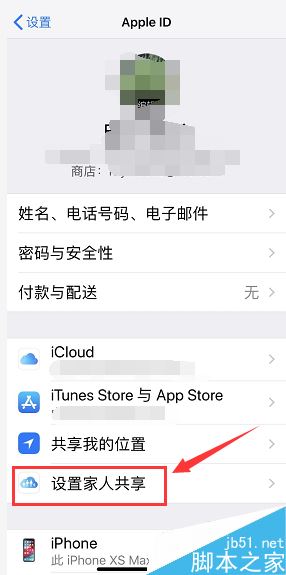 iPhone手机怎么停止Apple ID与家人共享？